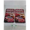 Image 1 : (2) Dale Earnhardt Jr. Novelty Wall Art 10.75 x 16.5" - Plastic