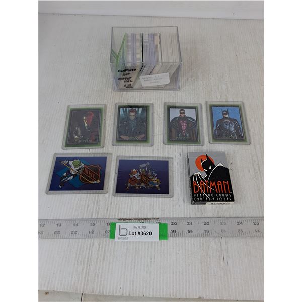 Muppets NHL Cards & Batman Stickers & Playing Cards