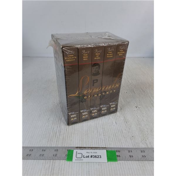 Legends Of Hockey VHS Part 1-5, Sealed