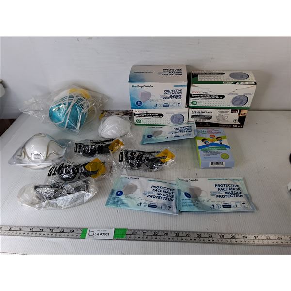 Face Masks- Dust, KN95 & Non Medical and Tinted Safety Glasses