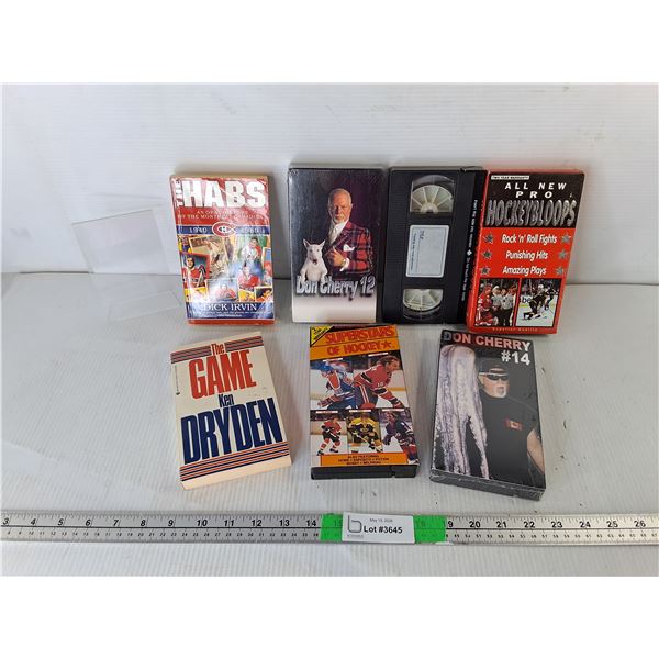 Don Cherry/NHL Books & VHS Tapes