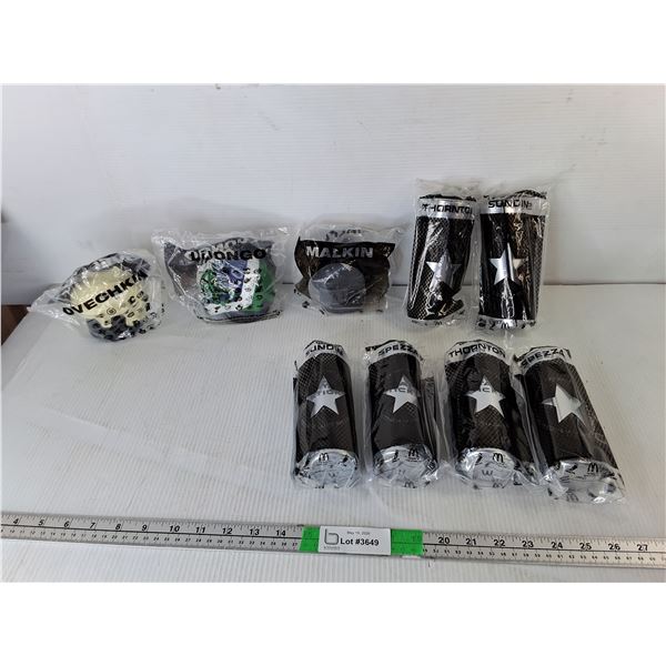 McDonald's/NHL Figurines- Goalie Masks & Star Sticks- All Sealed