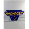 Image 1 : Monroe Plastic Wall Clock 24.5" x 14"- Cannot Ship- As Is