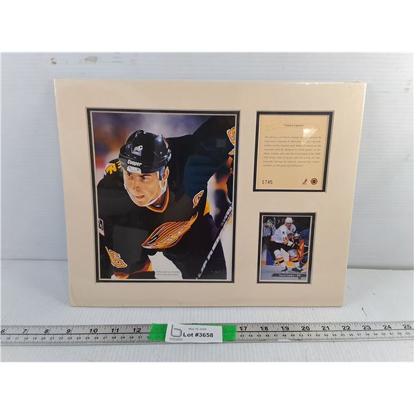 Trevor Linden Lithograph & Card- Sealed 14" x 11"- Cannot Authenticate