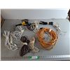 Image 1 : (10) Extension Cords & Home Phone Cable- Untested