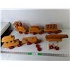 Image 1 : Wooden Train Set- As Is