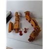 Image 2 : Wooden Train Set- As Is