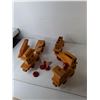 Image 3 : Wooden Train Set- As Is