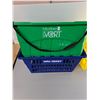 Image 4 : Plastic Milk Crate & (2) Shopping Baskets Up to 20.5" x 13.75" x 9"- Cannot Ship