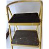 Image 2 : Vintage 2 Tier Step Ladder 17.5" x 19" x 29" Opened- Cannot Ship