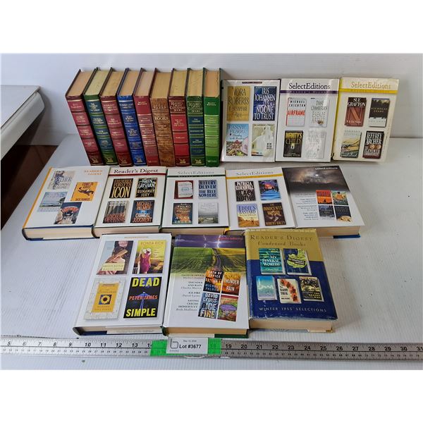 (20) Reader's Digest Book Compilations- Nora Roberts, Patricia Cornwell, Michael Crichton, Misc.