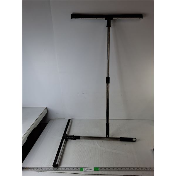 (2) Telescopic Squeegees Up to 38.5"-Pickup Preferred