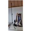 Image 1 : Adjustable Microphone Stand Up to 51.5", Rockband & Guitar Hero Guitars