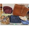 Image 1 : Jet Stream Rolling Suitcase 26.5" x 8" x 20" & (6) Bags- Purses, Messenger Style, Misc. Cannot Ship