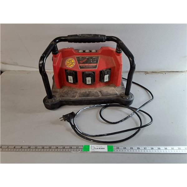 Milwaukee Multi Bay Battery Charger- Untested/As Is