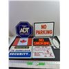 Image 1 : Misc Signs Metal and Plastic, No smoking, Security, Danger, Canadian Flag