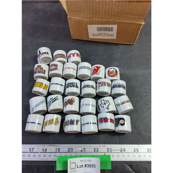 (27) NHL Ceramic Mugs, various teams
