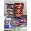 Image 1 : Montreal Canadiens Collectible Decals, Sign, Gift Bag