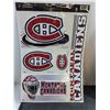 Image 3 : Montreal Canadiens Collectible Decals, Sign, Gift Bag