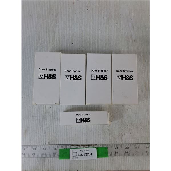 (8) Door Stoppers Sealed & (5) Wire Tensioners