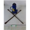 Image 1 : Powerfist 12 Tone Bottle Jack, 4-Way Lug Wrench, As Is, Cannot Ship