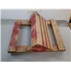 Image 4 : *(2) Wooden Constuction Step With Hooks, Cannot Ship