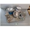 Image 1 : *(4) Cans Of Paint Sherwin Williams, Corotech, (3) Canvas Painting Tarps, Cannot Ship