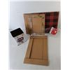 Image 3 : Ceramic Snowmen Figurine 5.5", Christmas Gift Boxes & Tin- No Lid