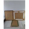 Image 4 : (2) Framed Art Pieces- Portrait & Nature and Map 24.25" x 20.25"- Cannot Ship