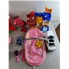 Image 2 : Children's Lot- Dinosaurs, Doll Hair Brushes, Plastic Ambulance, Misc. Cannot Ship