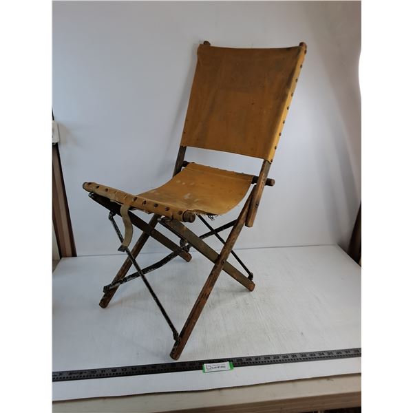 WW2 Canadian Officer Folding Field Chair - PICK UP