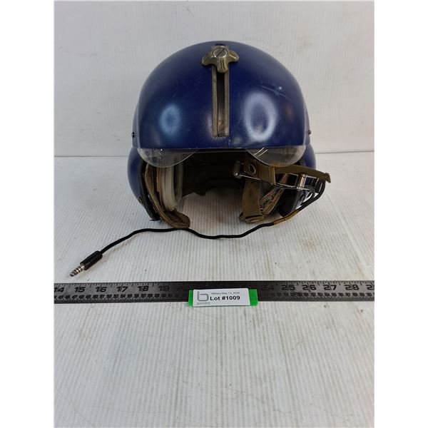 Vintage Gentex APH-5 Flight Helmet w/Liner, Microphone, Visor