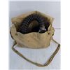 Image 3 : WW2 Canadian Gas Mask & Bag -1 Lens Cracked