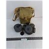 Image 1 : WW2 Canadian D-Day Issued Gas Mask & Bag