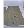 Image 4 : (2) Military Tan Shorts (Short = 38 Waist, Long = 34" Waist)