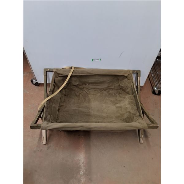 Canadian Military Folding Field Tub - 39x25x14" Open - Cannot Ship
