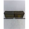 Image 1 : (2) 50 Caliber Ammo Boxes - PICK UP
