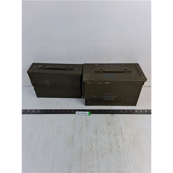 (2) Ammo Boxes (50 Caliber & 5.56 Caliber) - PICK UP