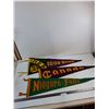 Image 1 : (3) Antique Felt Pennants