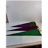 Image 2 : (3) Antique Felt Pennants