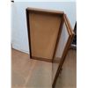 Image 2 : * Lockable Wooden Display Case - 48x24x6" - Cannot Ship