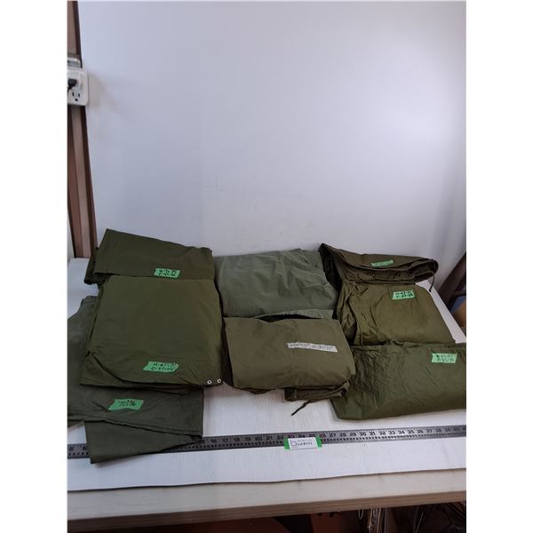 (8) Canadian Military Rain Jackets - Various Sizes