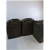 Image 3 : (3) US Military 5 Gallon Empty Gas Cans - Pickup Only