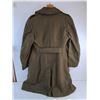 Image 2 : * Canadian Military CWAC Wool Overcoat from 1951 - Missing Most Buttons, Sizing in Pictures