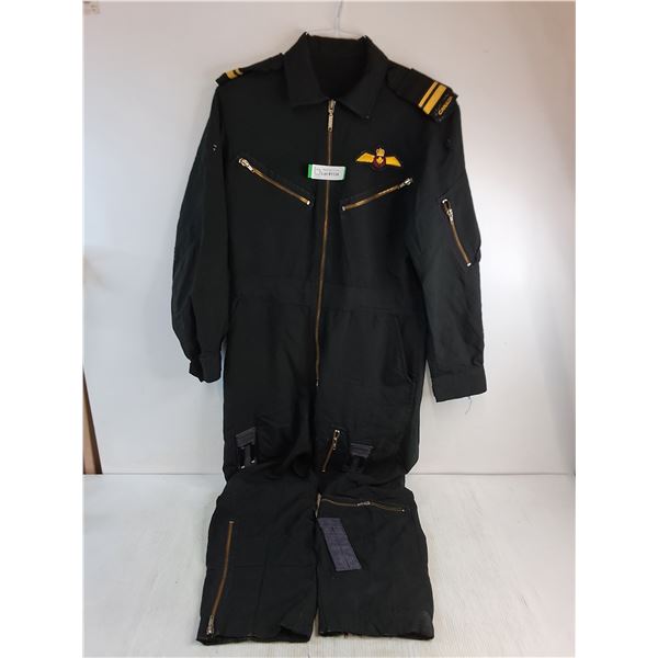 1984 RCAF Officer Flying Combat Coveralls - H-174 Ch-101 - Crotch Needs Repair