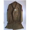 Image 1 : * Korean War Regina Rifles Sargeant Wool Overcoat from 1951 - Sizes Pictured