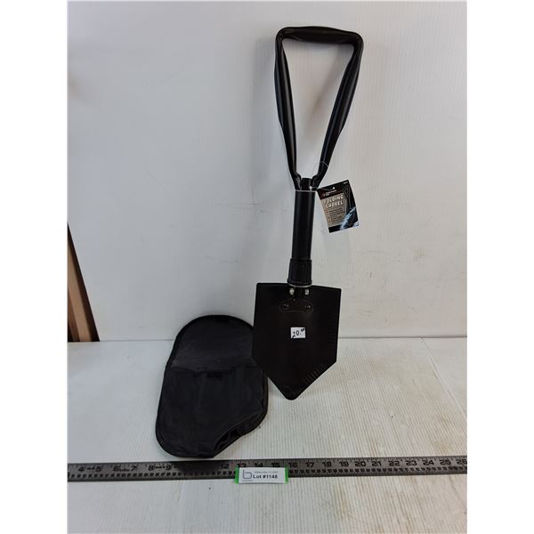 Unused Emergency Folding Shovel & Case - PICK UP