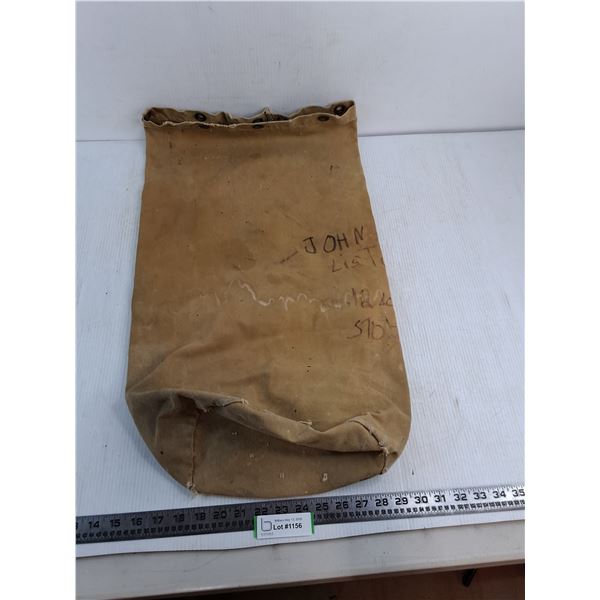 WW2 Duffle Bag w/1943 Issue Stamp
