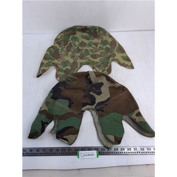 (2) Canadian M1 Helmet Camo Covers