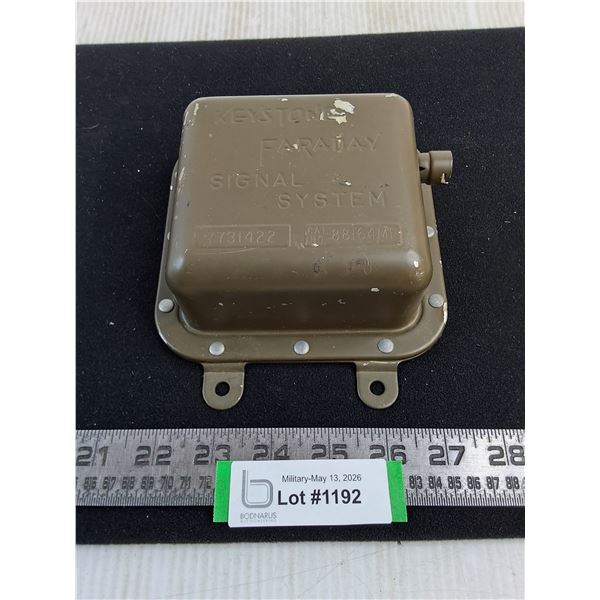 24 Volt Keystone Faraday Low Air Pressure Warning Buzzer (M35)